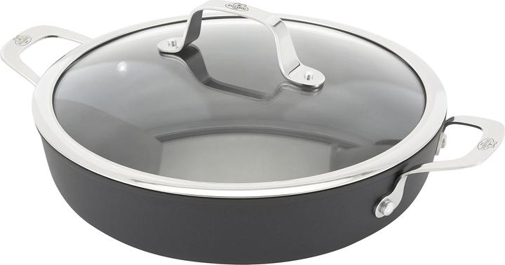 Actual product image Ballarini Patelnia Alba głęboka z 2 uchwytami tytanowa 28 cm ALBG3ED.28D (28 cm, Frying pan, Aluminium)