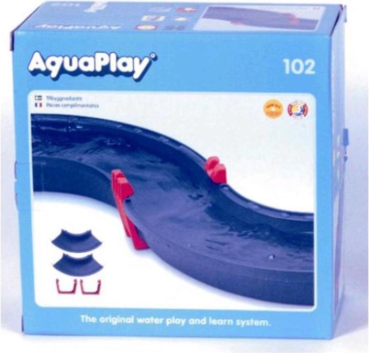Produktbild Aquaplay 2 gebogene Kanalstück mit Kupplung