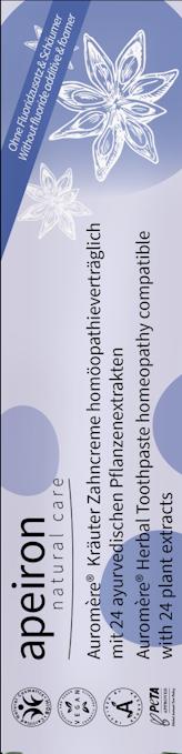 Produktbild Apeiron Auromère Kräuter-Zahncreme homöopathieverträglich (75 ml)