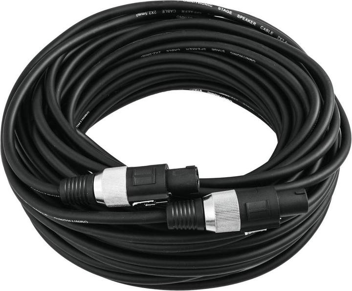 Actual product image Omnitronic Speaker 2x2.5 bw (25 m, 2.50 mm²)