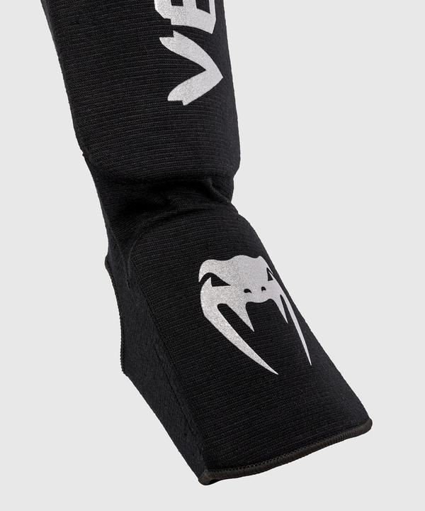 Actual product image Venum Kontact Shin Guards Schwarz/Silber, L, Grösse: L (L)