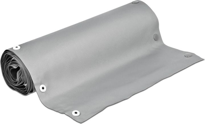 Actual product image Delock Cable conduit 2 m x 70 mm, button closure Grey (Cable conduit, 200 cm)