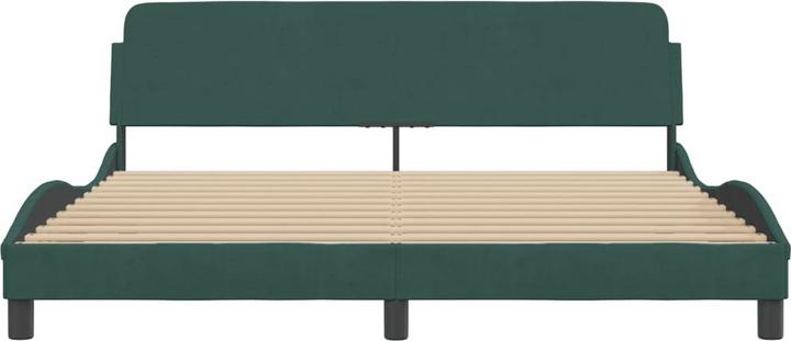 Actual product image VidaXL Bed frame with velvet headboard (180 x 200 cm)