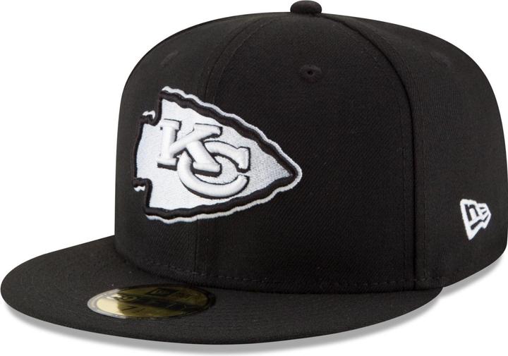 Actual product image New Era 59Fifty Fitted Cap BLACK Kansas City Chiefs - 7 1/4 (7 1/4)
