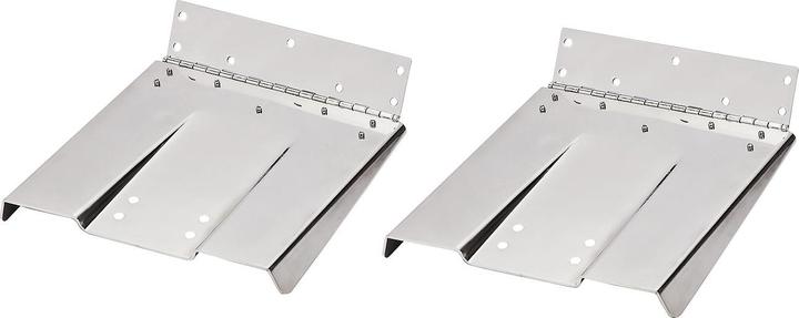 Produktbild Ultraflex Edelstahl Trimmklappen Paar 22,8 x 22,8 cm, Boote 4,5 -5,5 m