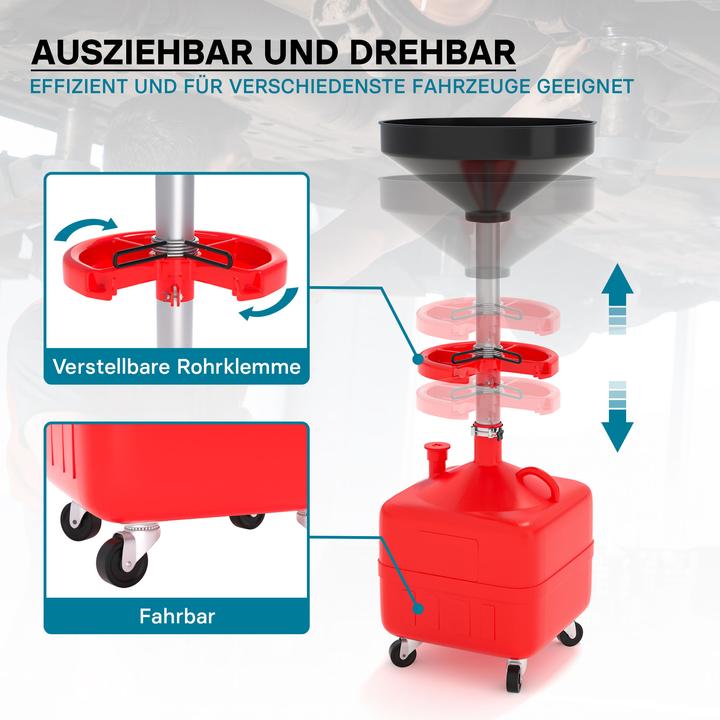 Actual product image Wiltec Oil collecting trolley