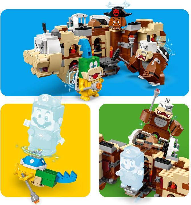 Image du produit LEGO 71427 Super Mario Larry et les galères aériennes de Morton - Kit d'extension (71427, LEGO Super Mario)