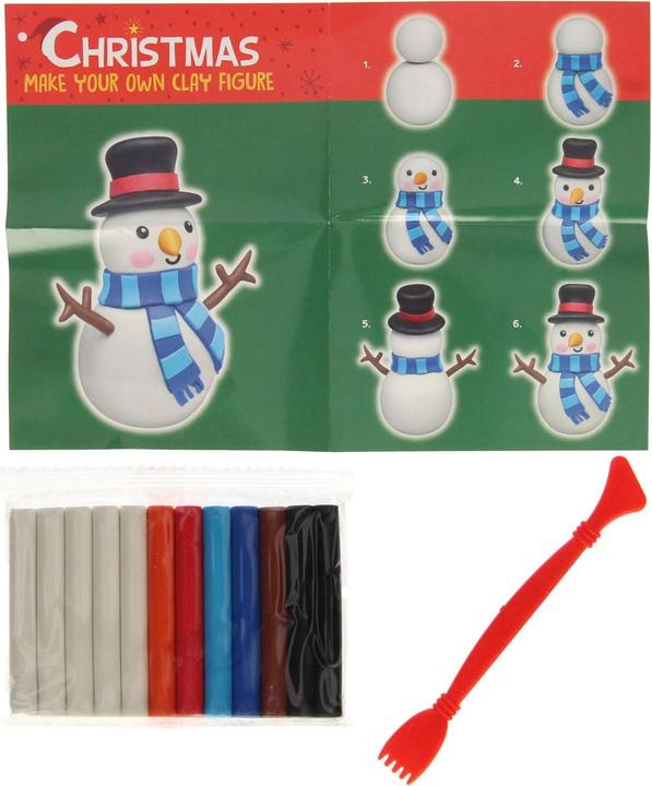 Produktbild Wins Holland Machen Sie Ihre eigene Weihnachtsfigur aus Ton (assortiert)