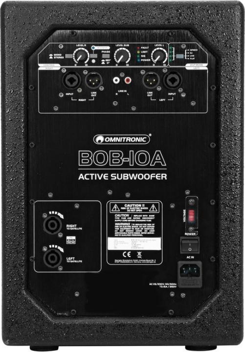 Produktbild Omnitronic BOB-10A mit 2x BOB-4 (Aktiv, 5x 300 W)