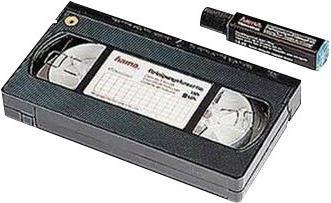 Actual product image Hama Video cleaning cassette VHS/S-VHS