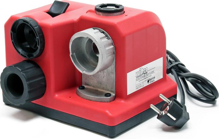 Immagine prodotto Wiltec Affilatrice per punte da trapano con 4200 giri al minuto, 3-13 mm e 80 W per punte da trapano in (80 W)