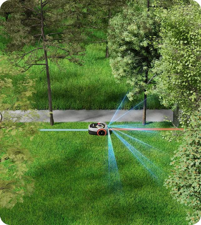 Actual product image Segway-Navimow i105E (500 m², Without boundary wire)
