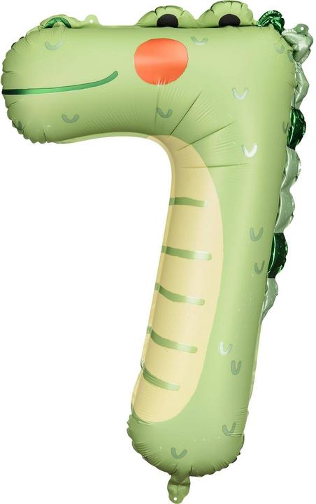 Partydeco Foil Balloon Crocodile (1 x)