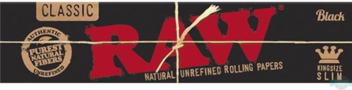 Produktbild RAW Black Papers King Size Slim Extra Fine Box