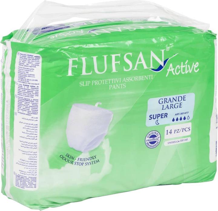 Immagine prodotto VidaXL Pantaloni per incontinenza Flufsan per adulti 14 pezzi. Taglia (14 x, L)