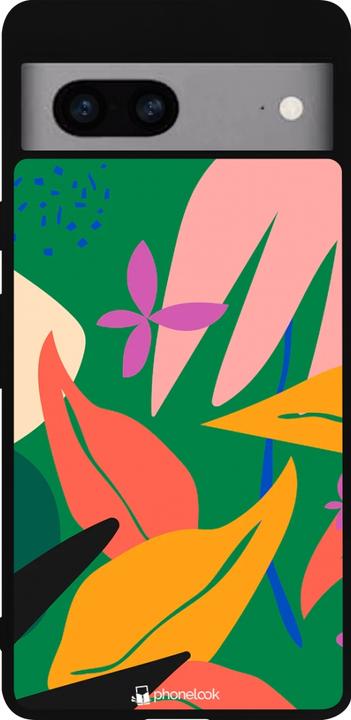 Immagine prodotto PhoneLook Coque Silicone rigide noir Abstract Jungle (Google Pixel 7a)