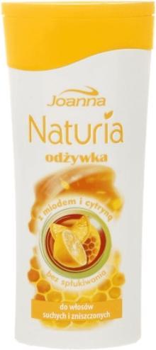 Actual product image Joanna Naturia Conditioner For Dry And Damaged Hair Honey And Lemon 200G