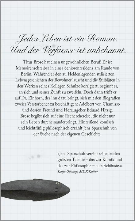 Image du produit Das Leben kostet viel Zeit (Allemand, Jens Sparschuh, 2018)