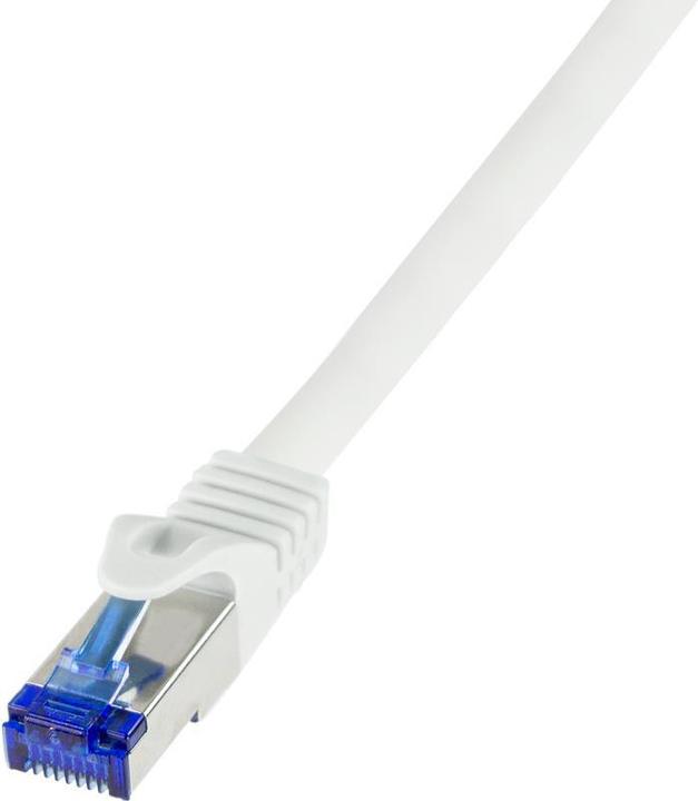 LogiLink Cavo patch Ultraflex, Cat.6A, S/FTP, 1,0 m, whiteá (S/FTP, CAT6a, 1 m)