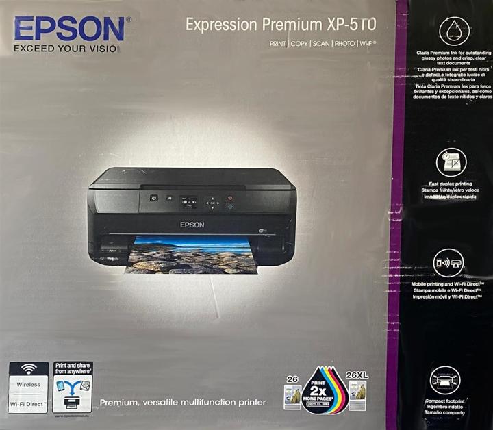 Actual product image Epson XP-510 All-in-One 3-in-1 (Ink, Colour)