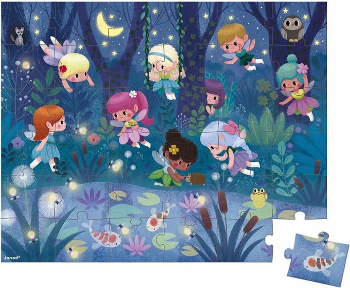 Immagine prodotto Janod Puzzle di fate e ninfee (36 pezzi)