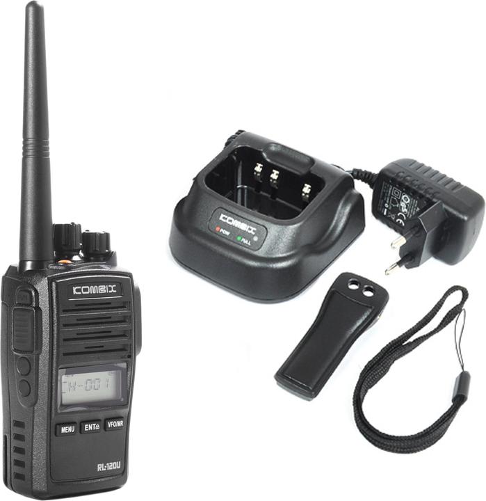 Productafbeelding PNI Draagbare radio UHF Kombix RL-120U, 440-470 MHz, waterdicht IP67