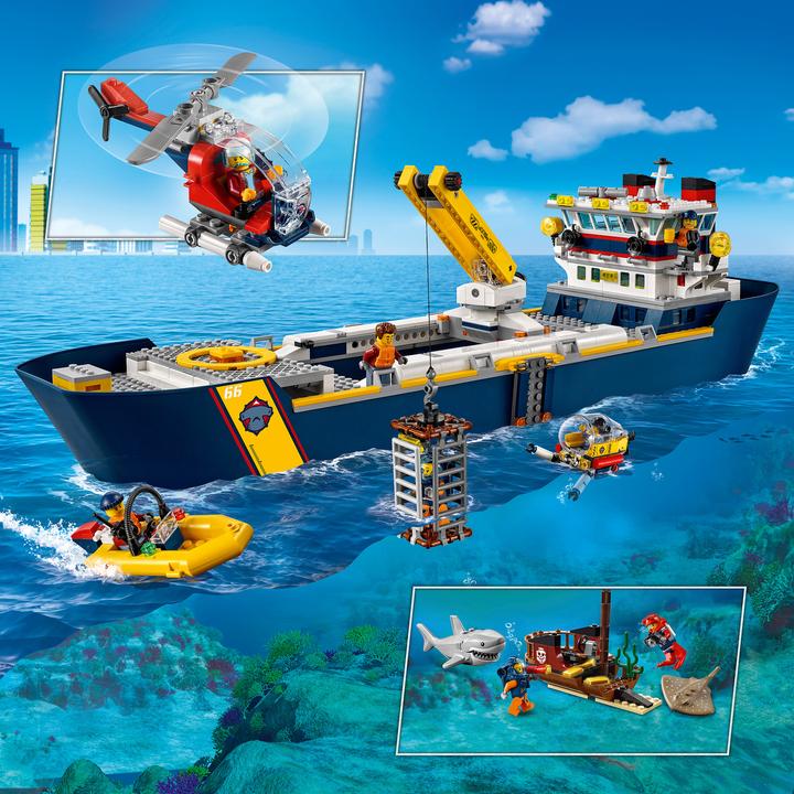 Actual product image LEGO Ocean Exploration Ship (60266, LEGO City)