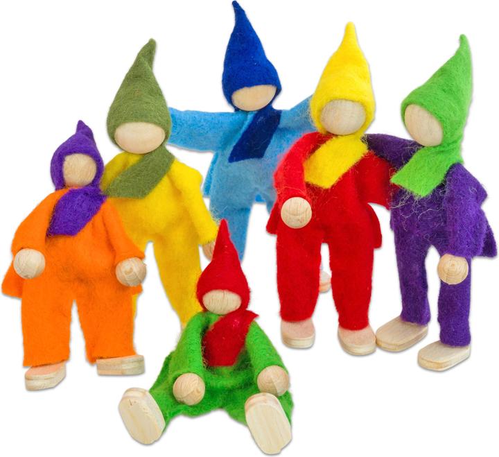 Produktbild Magic Wood Filzpuppen, 6-tlg.