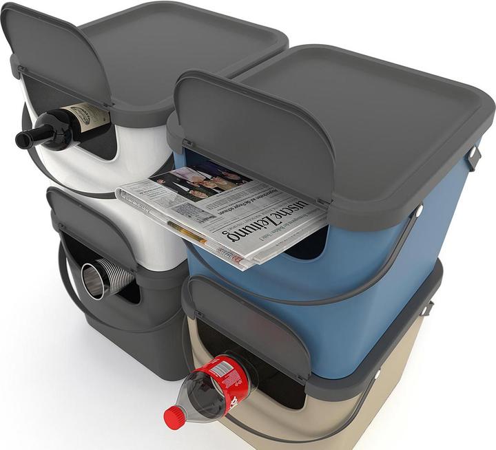 Immagine prodotto Rotho Bidone per il riciclaggio Albula 40 l, blu (40 l)