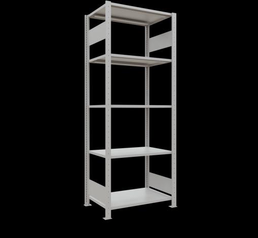 Immagine prodotto Schulte Lagertechnik Sistema di scaffalature di base senza viti MULTIplus150 con ripiani di lunghezza