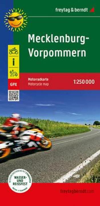 Image du produit Mecklembourg-Poméranie occidentale, carte moto 1