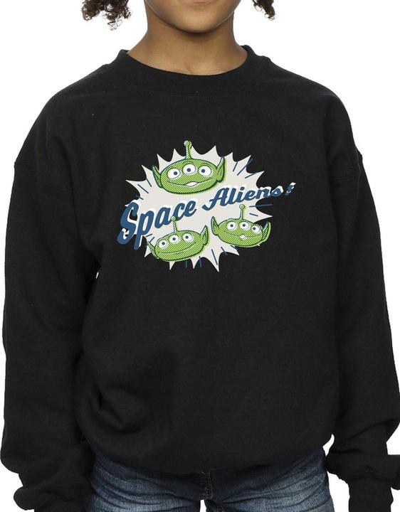 Actual product image Disney Girls Toy Story Aliens Sweatshirt (140, 146)