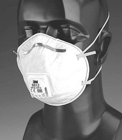 Actual product image 3M Fine dust mask (FFP1, 10 x)