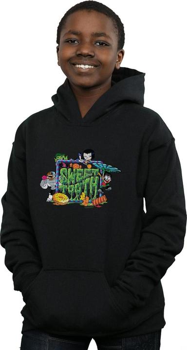 Image du produit - Sweat à capuche TEEN TITANS GO SWEET TOOTH - Garçon (140, 146)