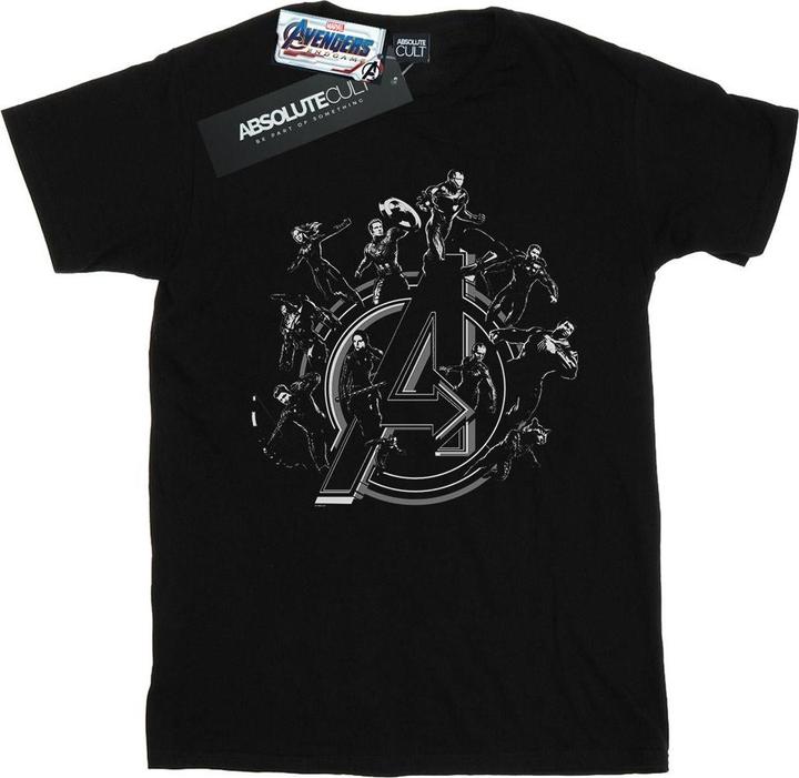 Avengers Endgame Held Kreis Baumwolle Boyfriend TShirt