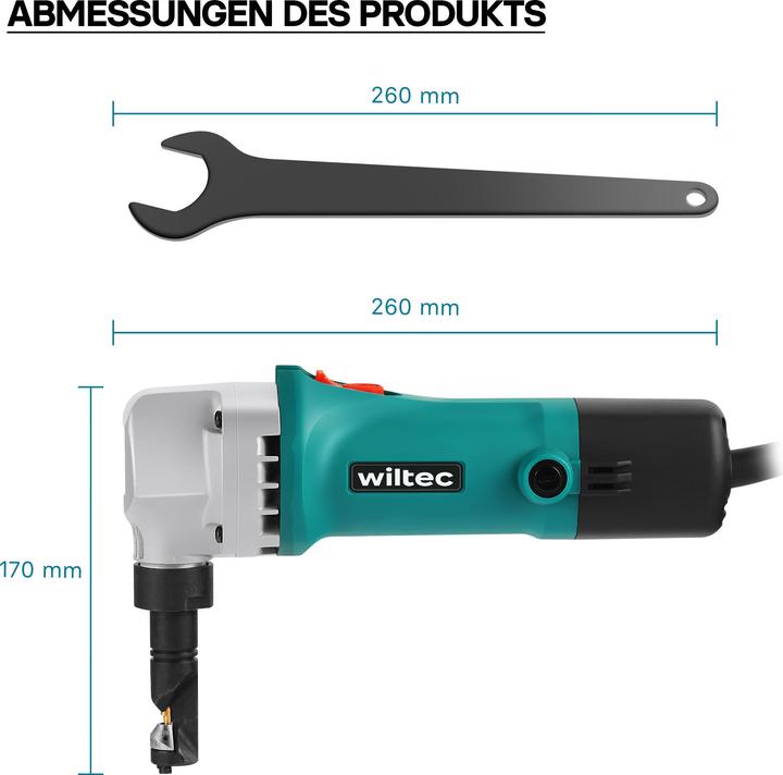 Image du produit Wiltec Blechknabber (2500 mm)