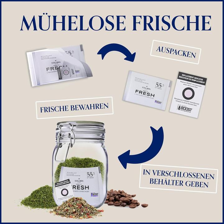 Produktbild Colibri Feuchteausgleich-Pads zur Lagerung von Zigarren