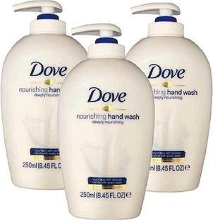 Immagine prodotto Dove Dispenser di sapone nutriente per il lavaggio delle mani in lozione (Sapone liquido, 250 ml)