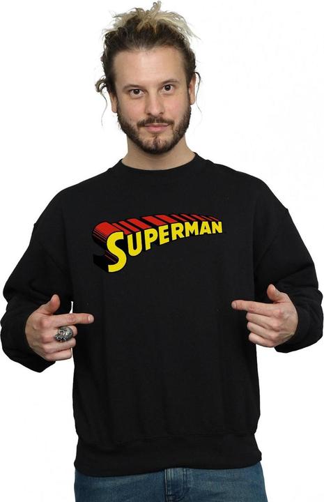 Actual product image Mens Superman Telescopic Loco Sweatshirt (XXL)