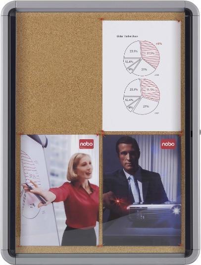 Produktbild Nobo Schaukasten Premium Plus Innenbereich Kork (Pinnwand)