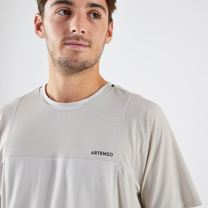 Immagine prodotto Kuikma T-shirt tennis uomo - DRY Gaël Monfils beige (XXL)