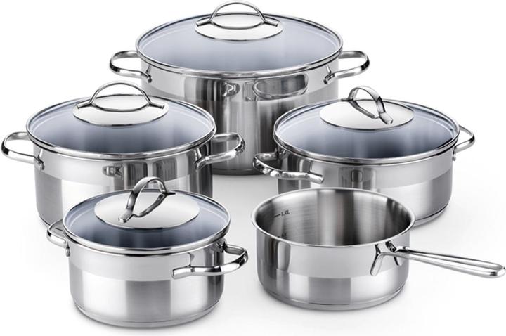 Produktbild Kelomat Topfset 9 Teilig (Kochtopf, Edelstahl)
