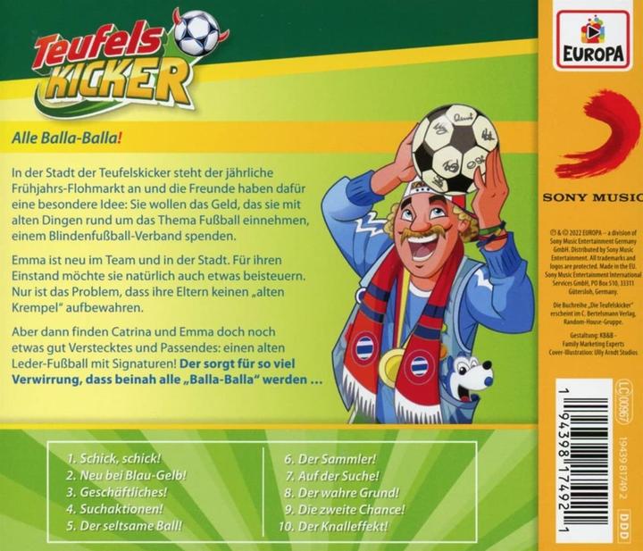 Produktbild Die Teufelskicker 93 - Alle Balla-Balla! (Deutsch)