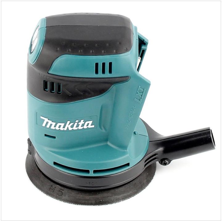 Produktbild Makita DBO 180 SAJ Akku Exzenterschleifer 18 V 125 mm + 2x Akku 2,0 Ah + Ladegerät + Makpac (Exzenterschleifer)