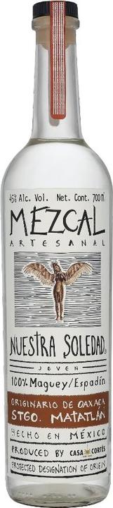 Produktbild Nuestra Soledad Mezcal Joven Santiago Matatlán (1 x 70 cl)