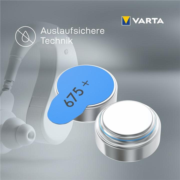 Image du produit Varta Pile auditive 675 6 pièces (6 pcs, 675, 640 mAh)