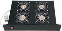 Actual product image Triton 19" fan tray, 2 fans, 2U
