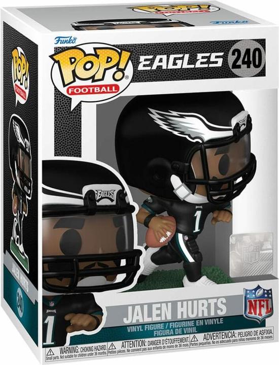 Actual product image Funko NFL POP! football vinyl figure Eagles - Jalen Hurts 9 cm