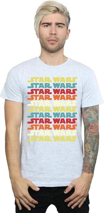Produktbild Star Wars Retro Repeat Logo TShirt (S)