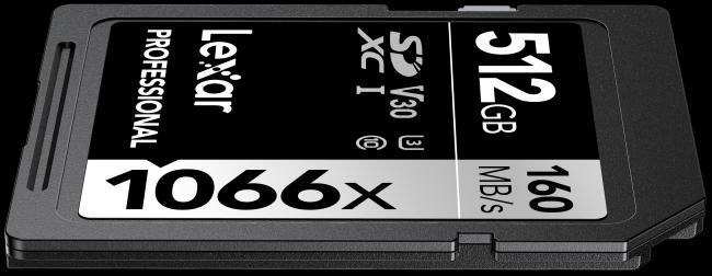 Immagine prodotto Lexar PRO 1066X SDXC U3 (V30) UHS-II R160/W120 512GB (512 GB, SDXC, U3, UHS-I)